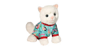 White Cat Christmas Pjs