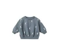 Relaxed Fleece Sweatshirt Silver Moons