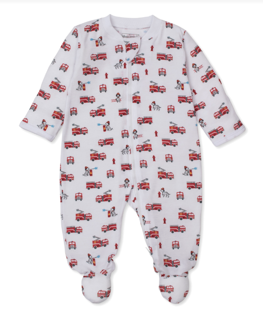 Footie Print Brave Firefighters