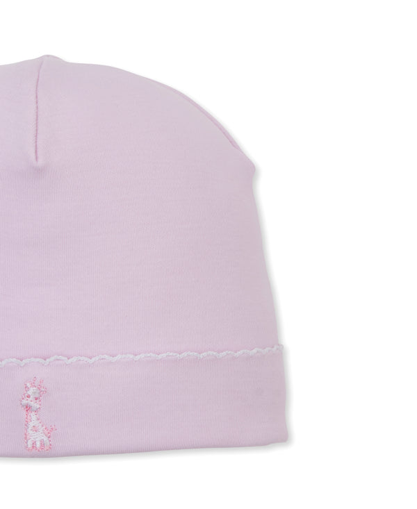 Giraffe Laughs Pink Hat