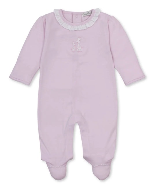 Giraffe Laughs Ruffle Footie