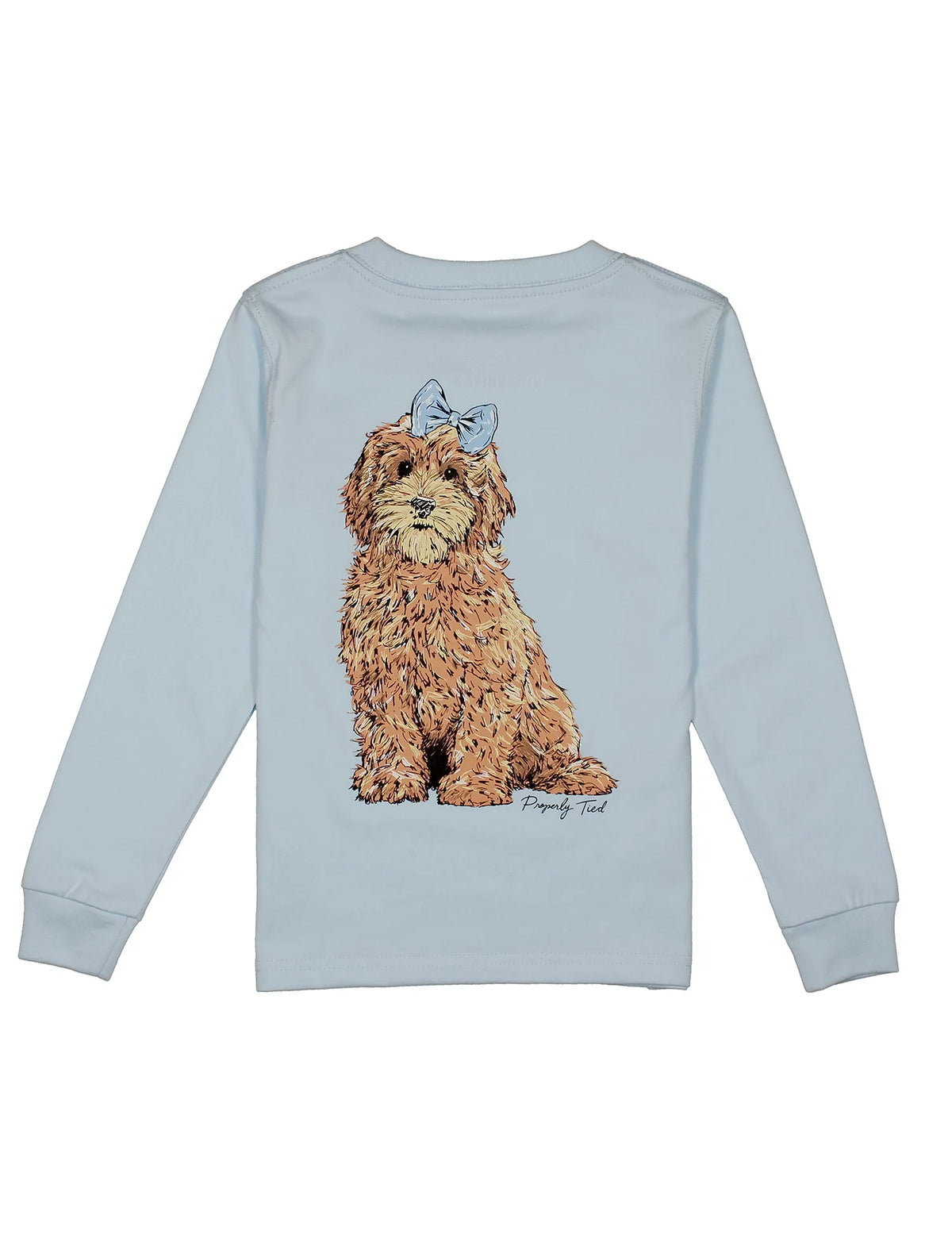 Girls Goldendoodle LS Periwinkle