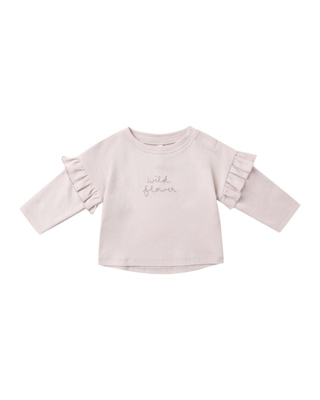 Ruffle Long Sleeve Tee WildFlower