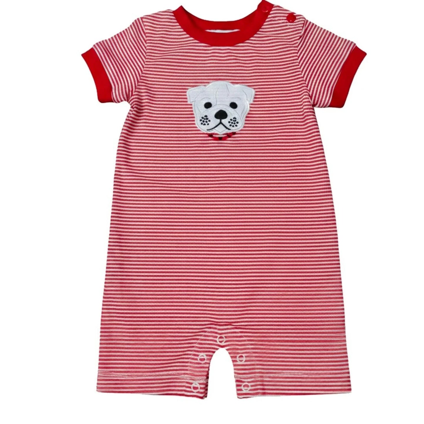 Bulldog Boy's Romper