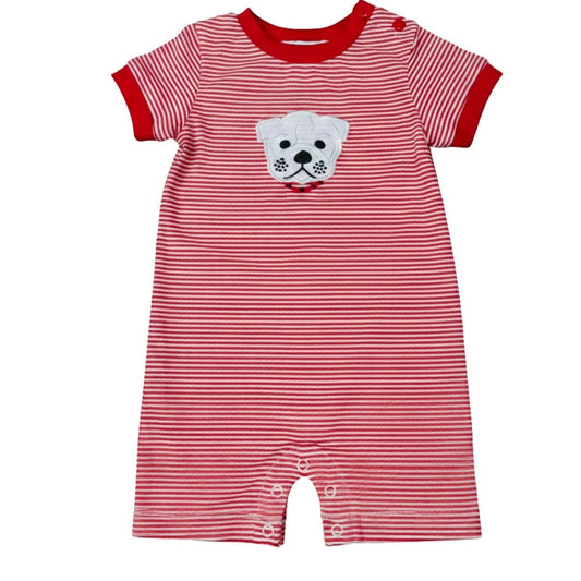 Bulldog Boy's Romper