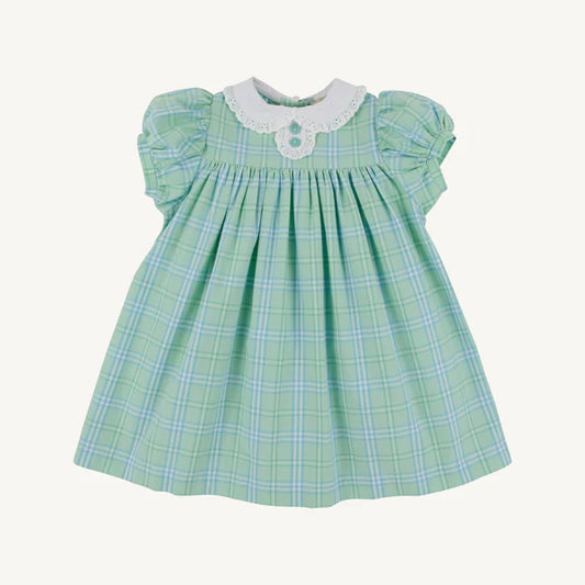 Mary Dal Dress Pelham Bay Plaid Green