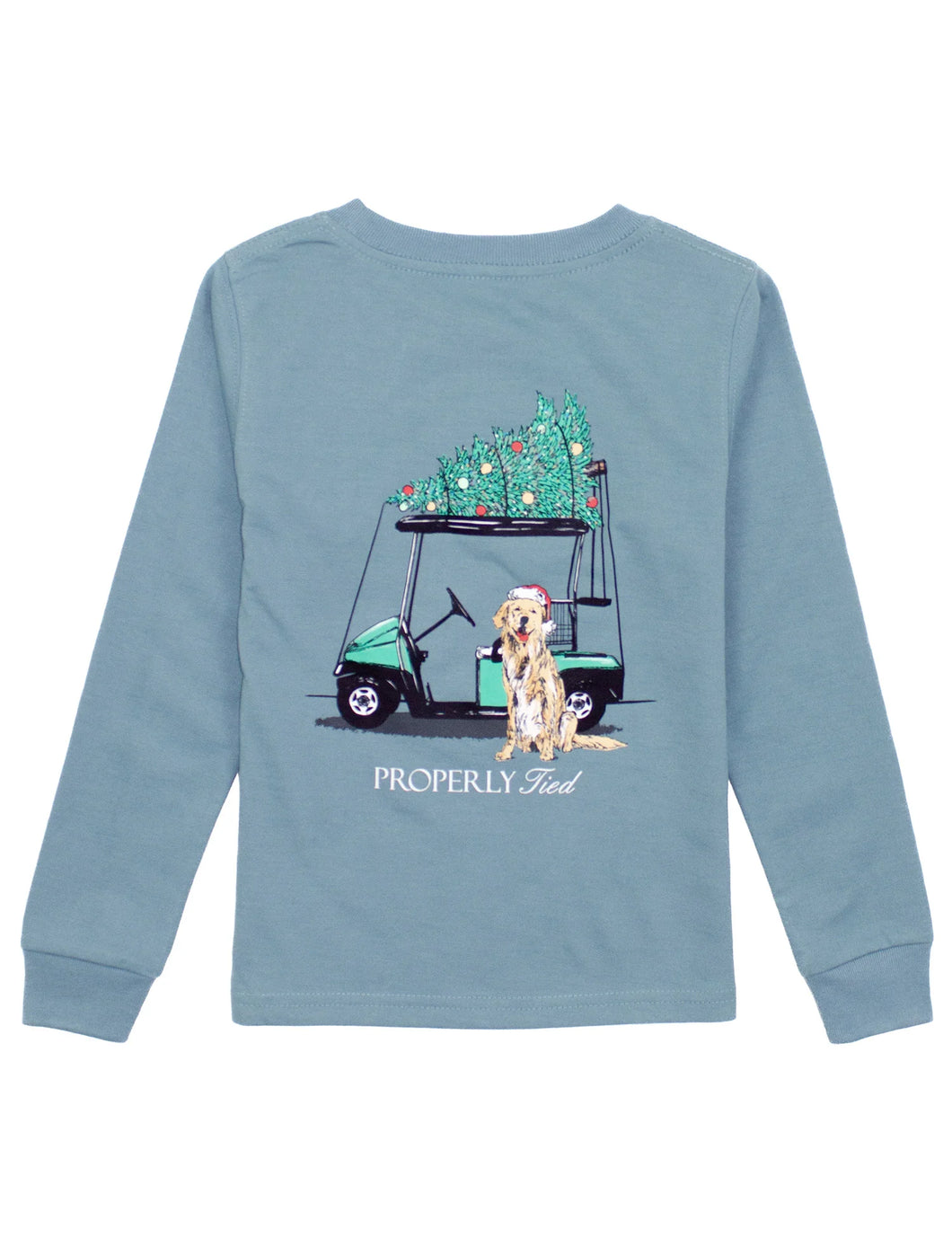 Boys Long Sleeve Santa's Caddy