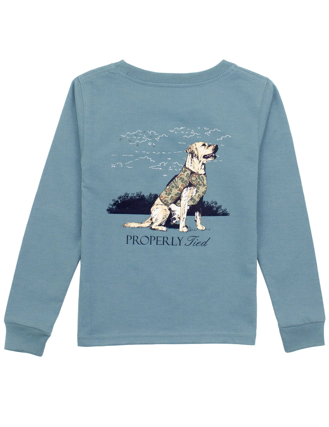 Boys Good Boy Long Sleeve Steel Blue