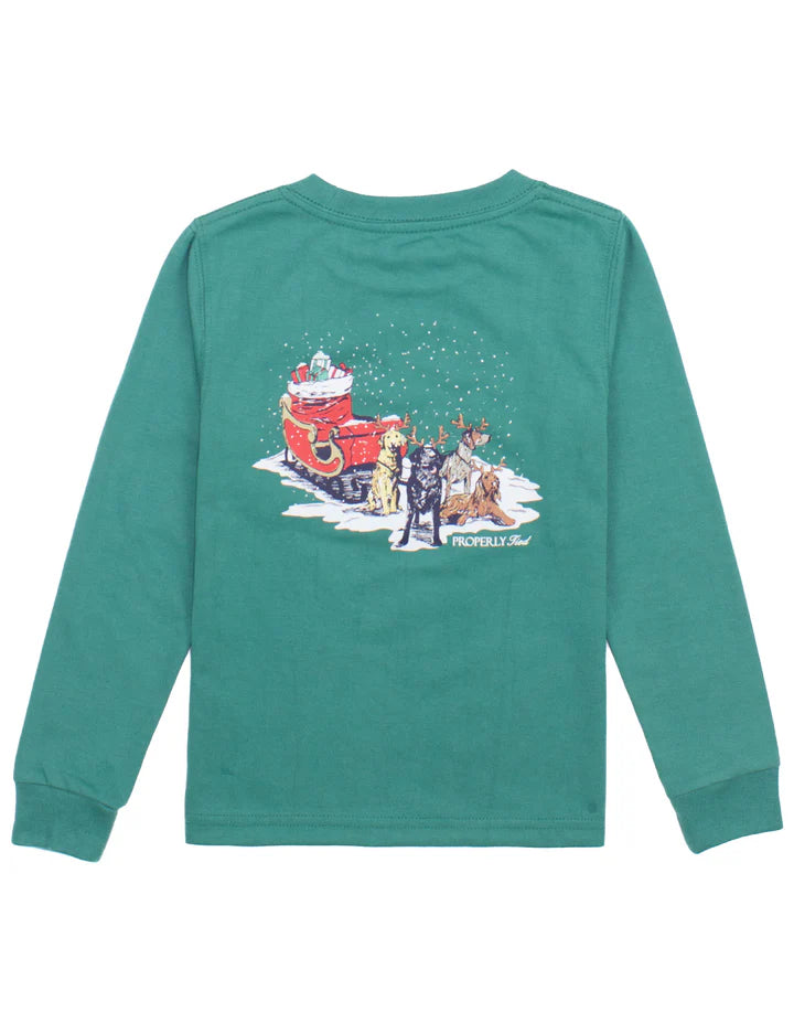 Boys Long Sleeve Sleigh Dogs