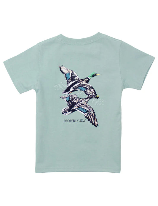 Boys Migration Marine Mist Short Sleeve Tee