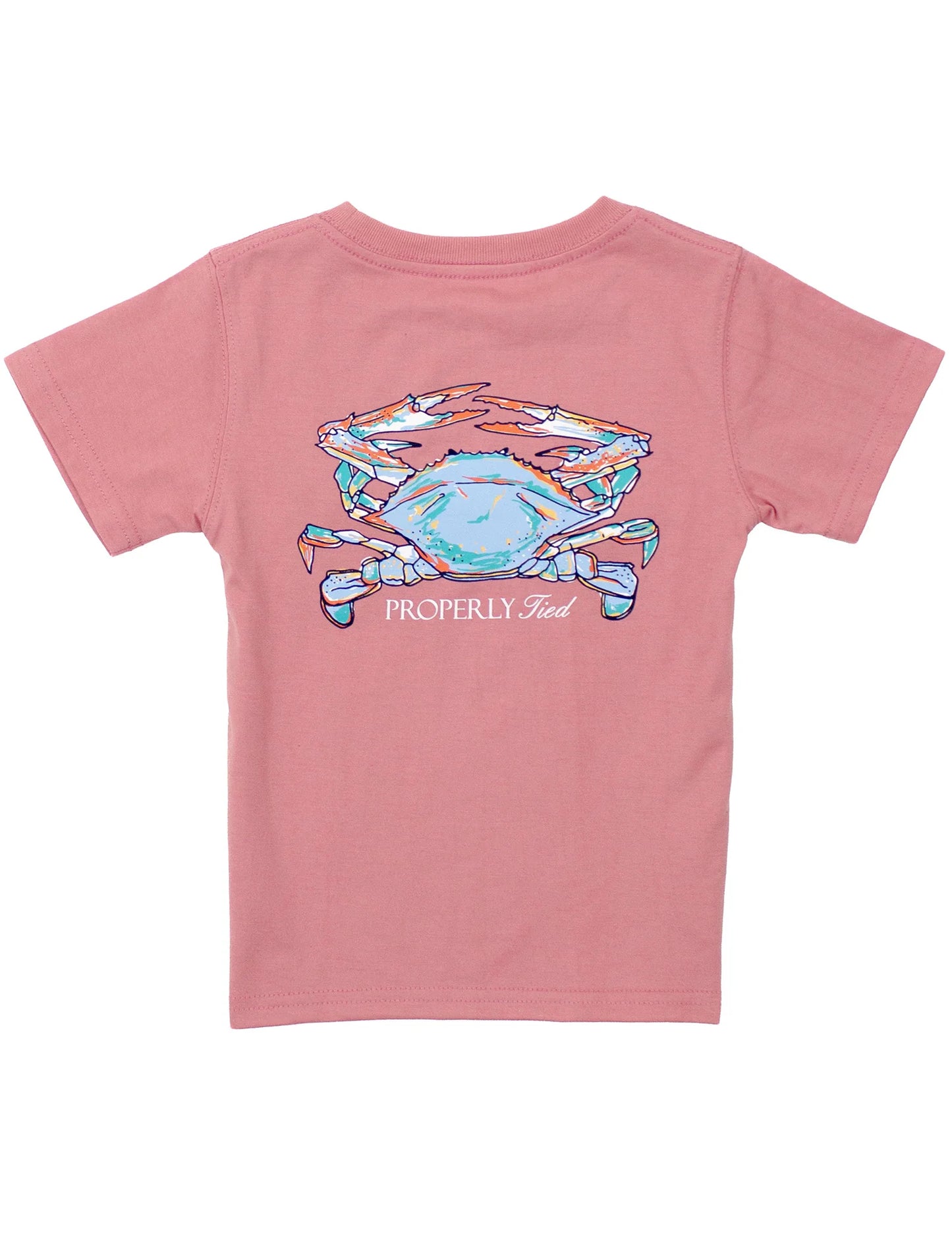 Boys Claws Salmon Short Sleeve Tee