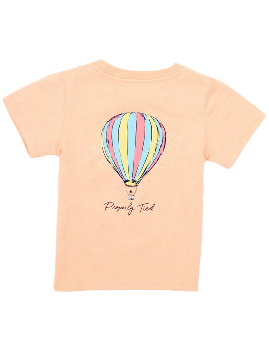 Properly Tied Girls Hot Air Balloon SS Melon