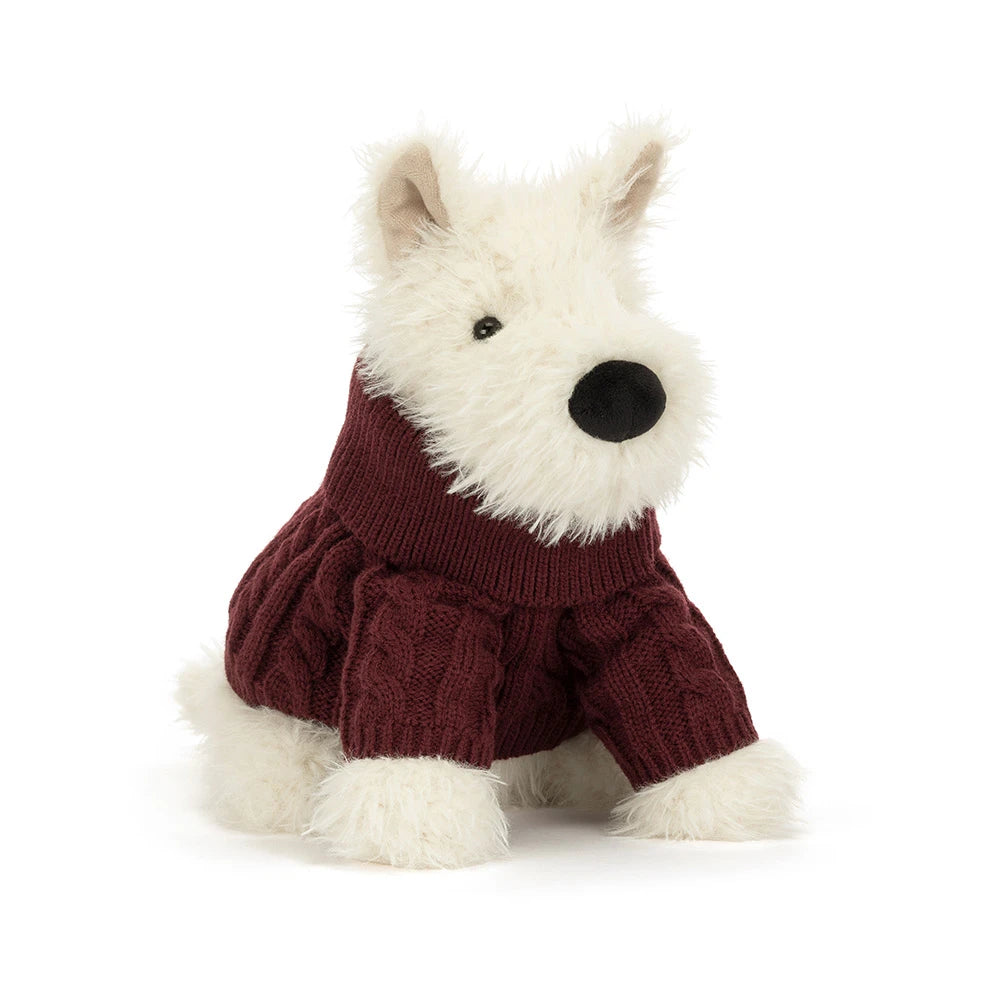 Winter Jumper Munro Scottie Dog