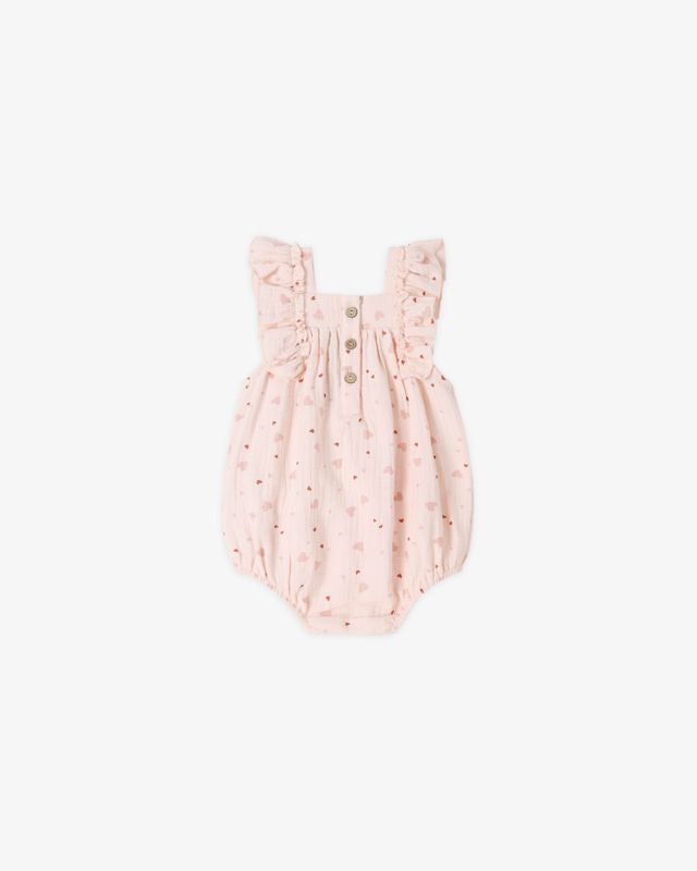Maya Romper || Heart Confetti