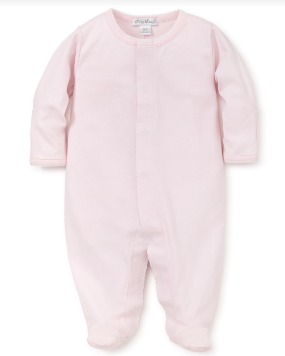Pink/White Kissy Kissy Basic Footie