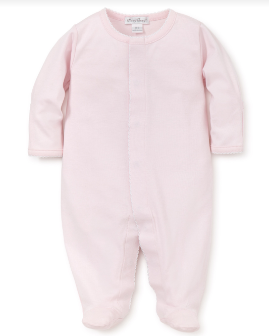 Pink/White Kissy Kissy Basic Footie