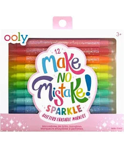Make No Mistake Sparkle Glitter Erasable Markers