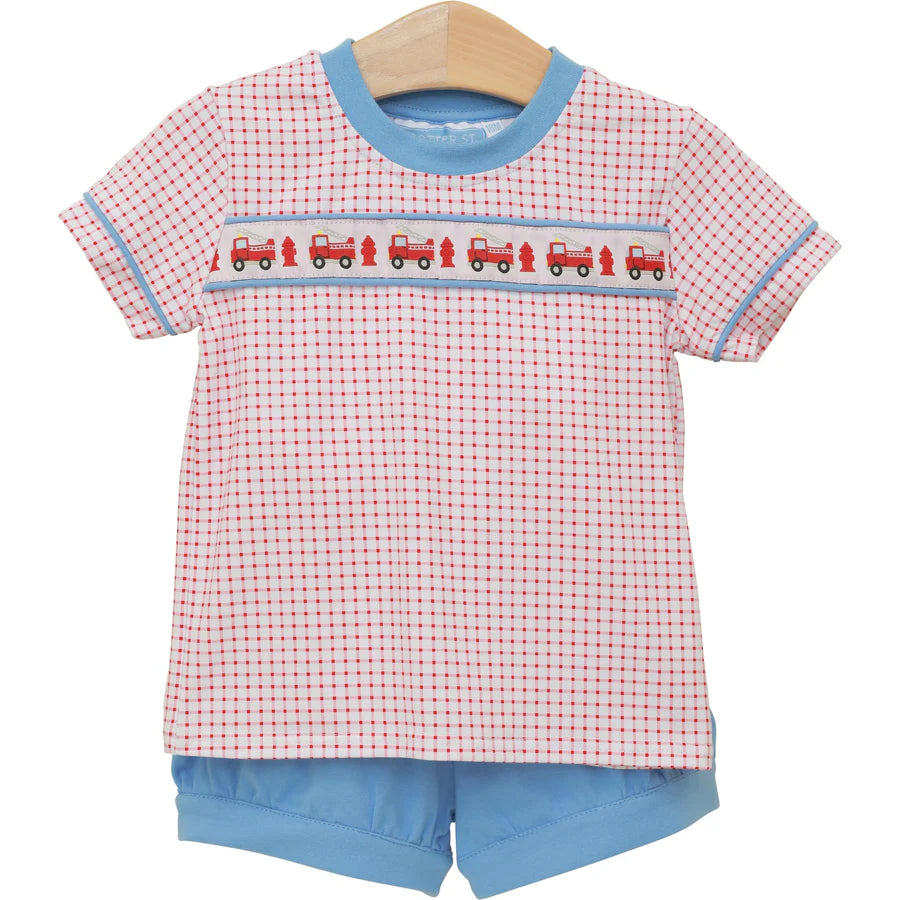 Sound the Alarm Banded Short Set