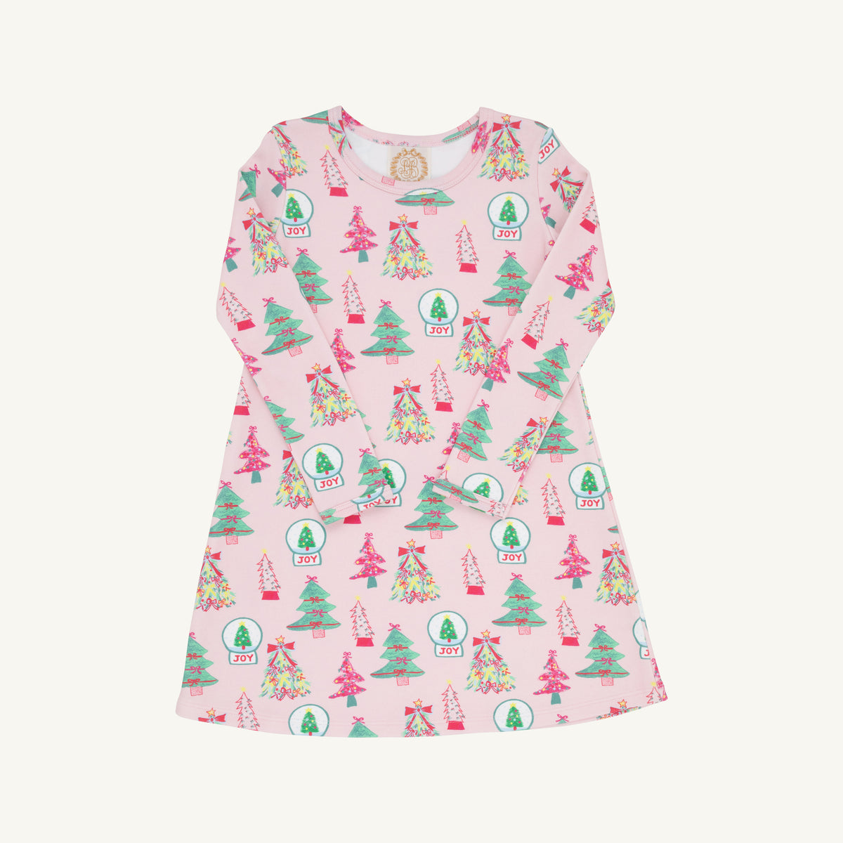 Long Sleeve Polly Play Dress Christmas Coloring Contest