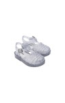 Mini Melissa Shiny Baby Pink Silver Glitter