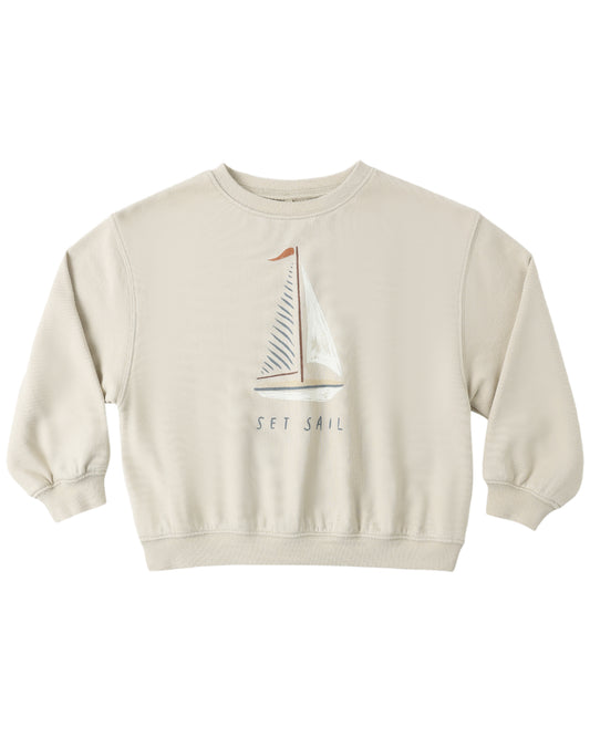 Oversized Sweatshirt  || Set Sail