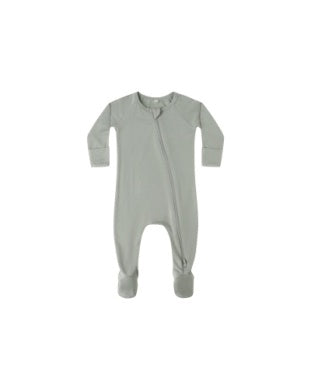 Bamboo Zip Footie Fern