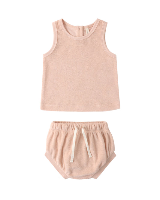 Terry Tank + Short Set Melon