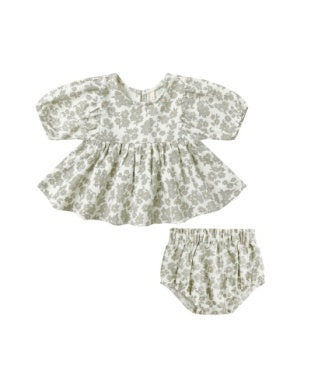 Francy Set Green Floral