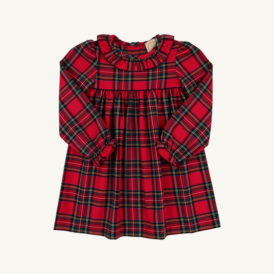 Long Sleeve Ramona Ruffle Dress Society Prep Plaid