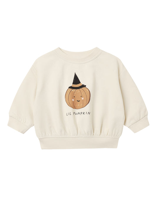 Relaxed Fleece Sweatshirt | Lil Pumpkin