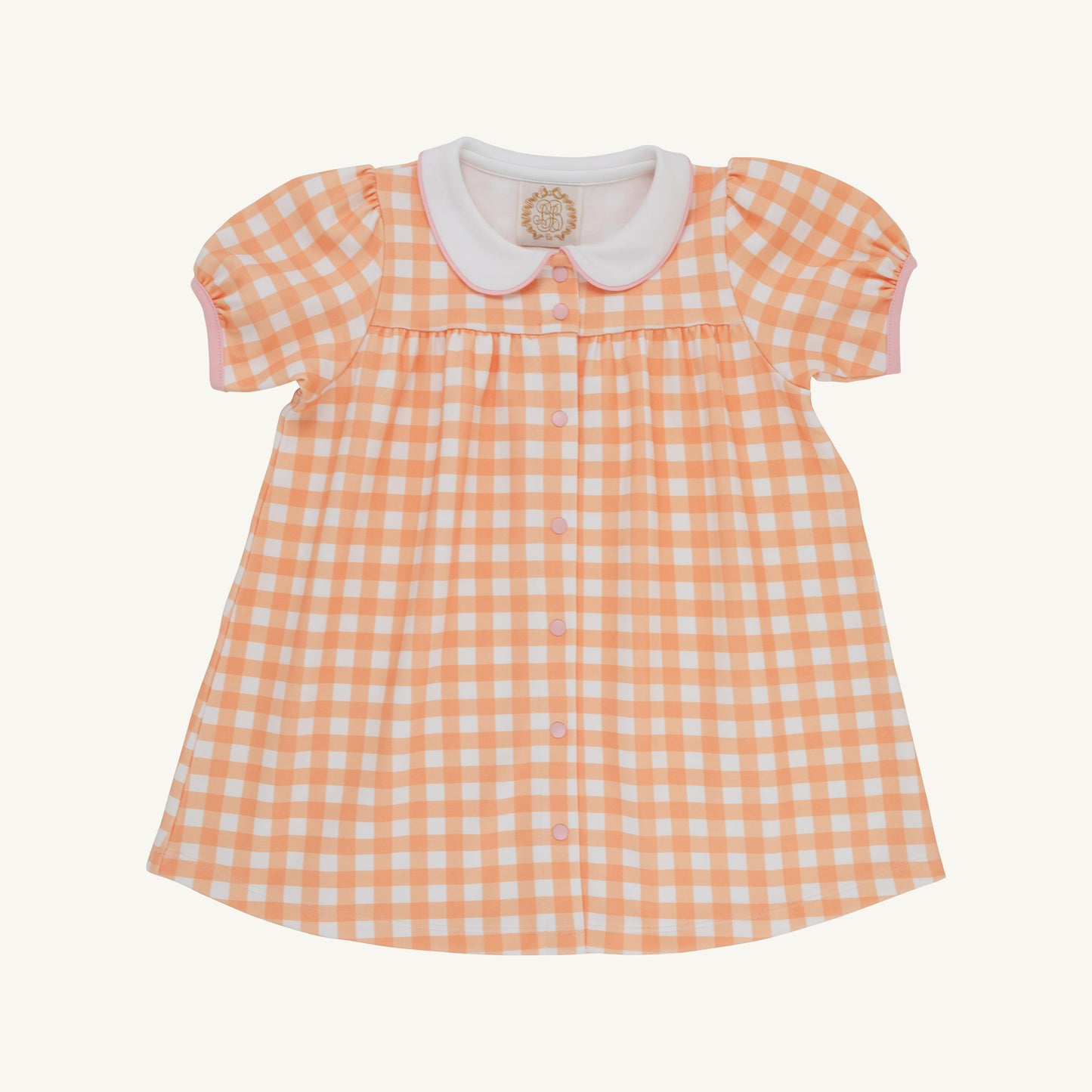 Tabitha's Teacher's Pet Dress Seashore Sherbet Gingham
