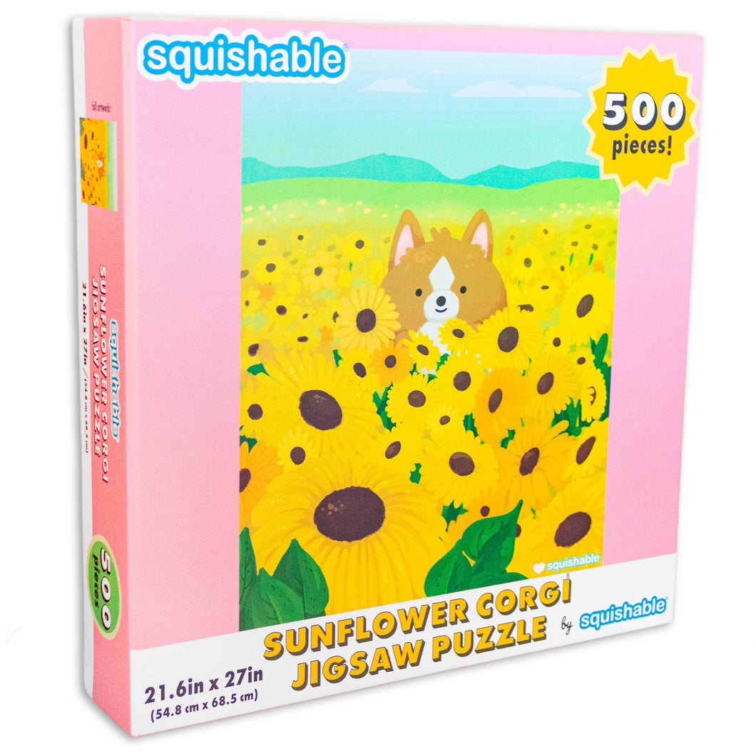 Squishable Sunflower Corgi Puzzle 500 pc - 22
