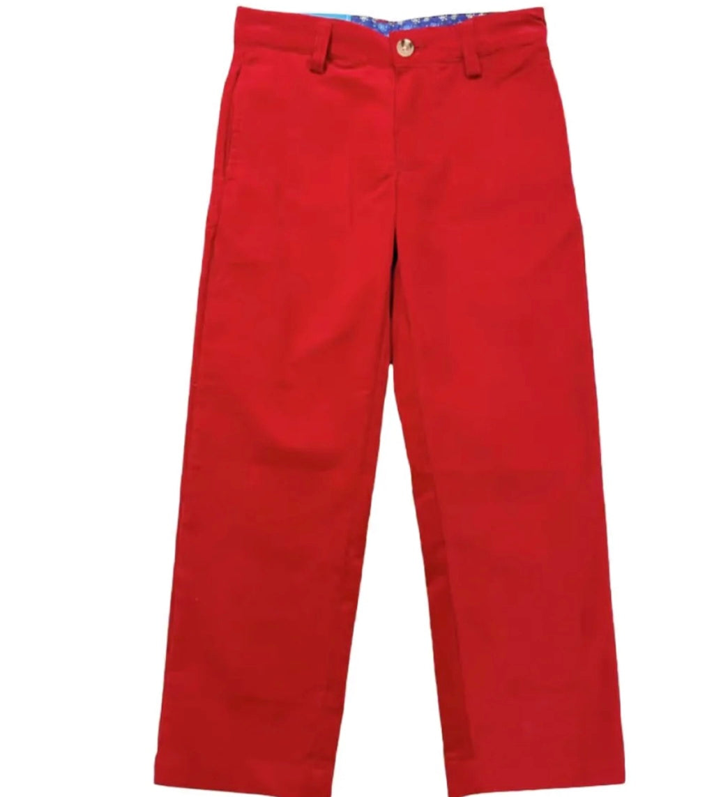 Red Cord Pant