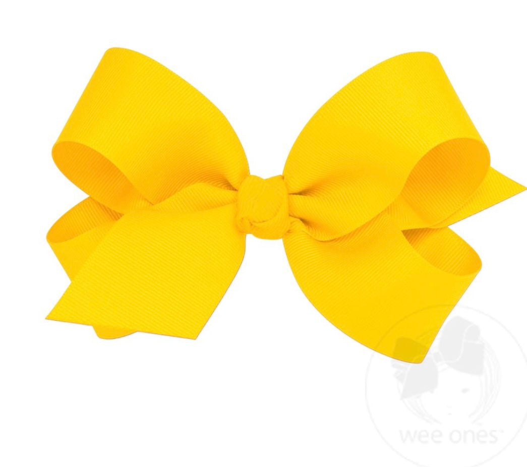 Large Beautiful Bow Yellow